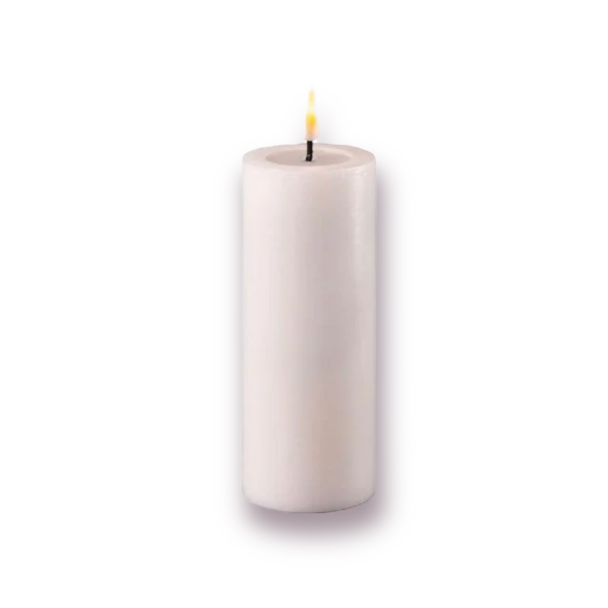 Blockljus LED - Ø 5 X 10 Cm: Olivgrön