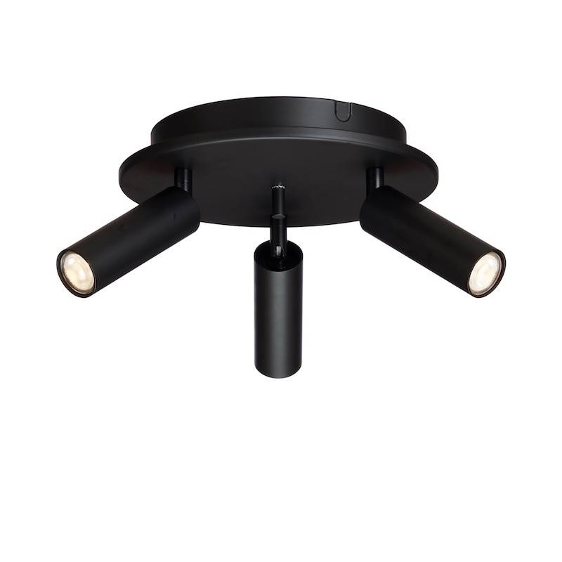 Belid Cato Slim triospot mattsvart LED dimbar
