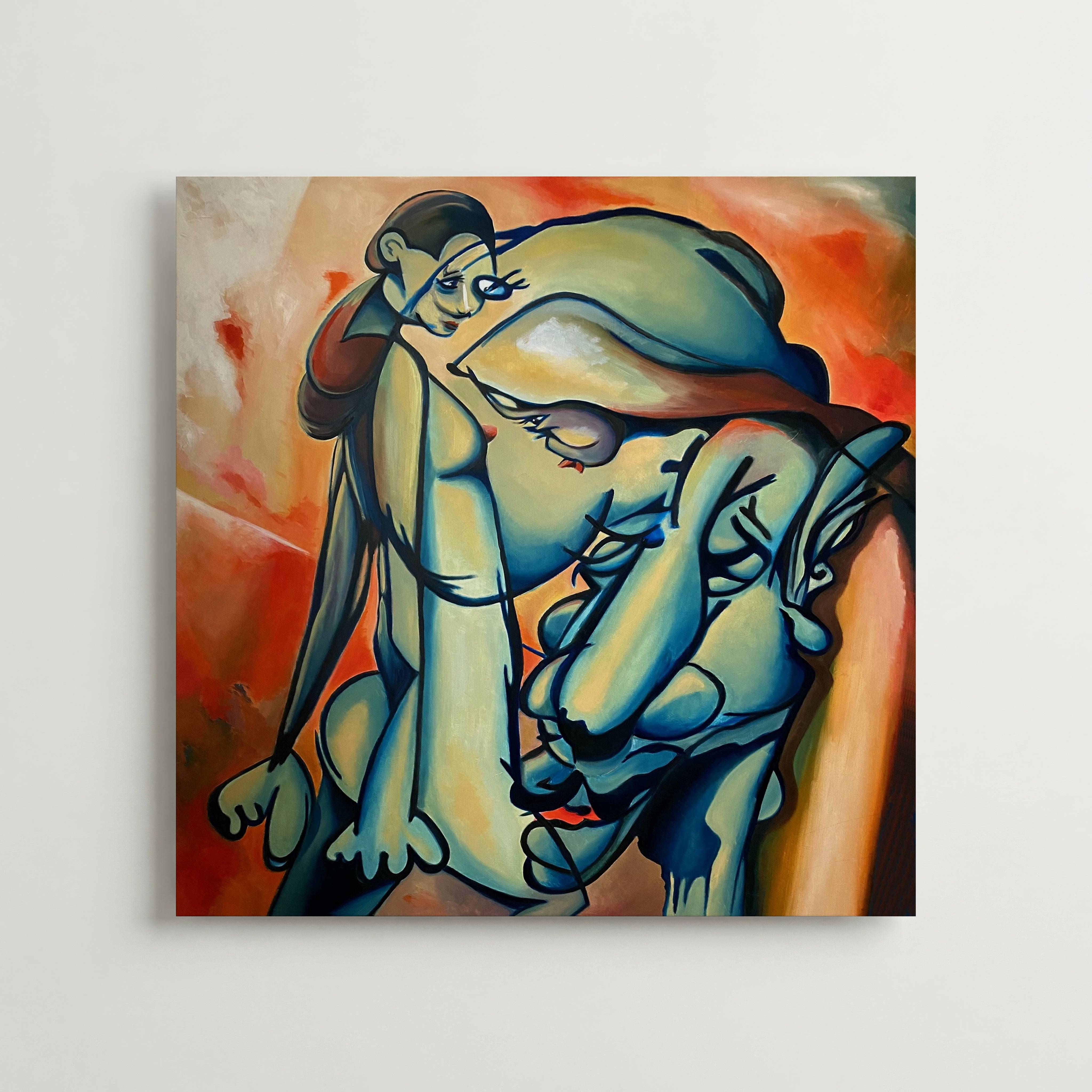 Lady Madonna - Tony Nilsson - Premium Canvas 50x50 cm