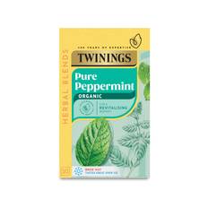 Organic Pure Peppermint - 20 Single Tea Bags - 4 x 20 Tea Bags