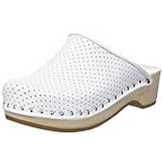 Berkemann standard tång unisex vuxna träskor, Vit vit 100-39.5 EU