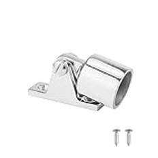 Rostfritt stål 316 Båt Bimini Top Fitting Däck Gångjärn Skjutlock Rör Öga Ändlock Extern öga ände Kapell Rör Båttillbehör (Color : For 22mm)