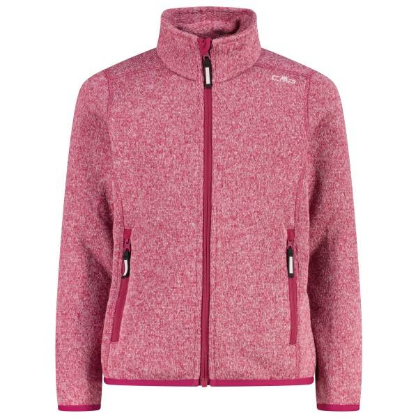 CMP Girl's Jacket Jacquard Knitted Fleecejacka Barn Storlek 128 Färg rosa