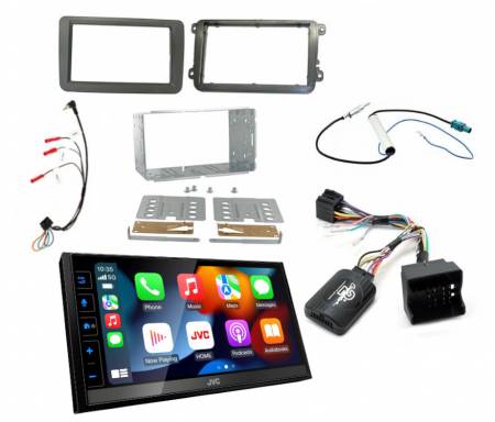 Installationssæt Volkswagen 2-DIN & JVC KW-M785DBW