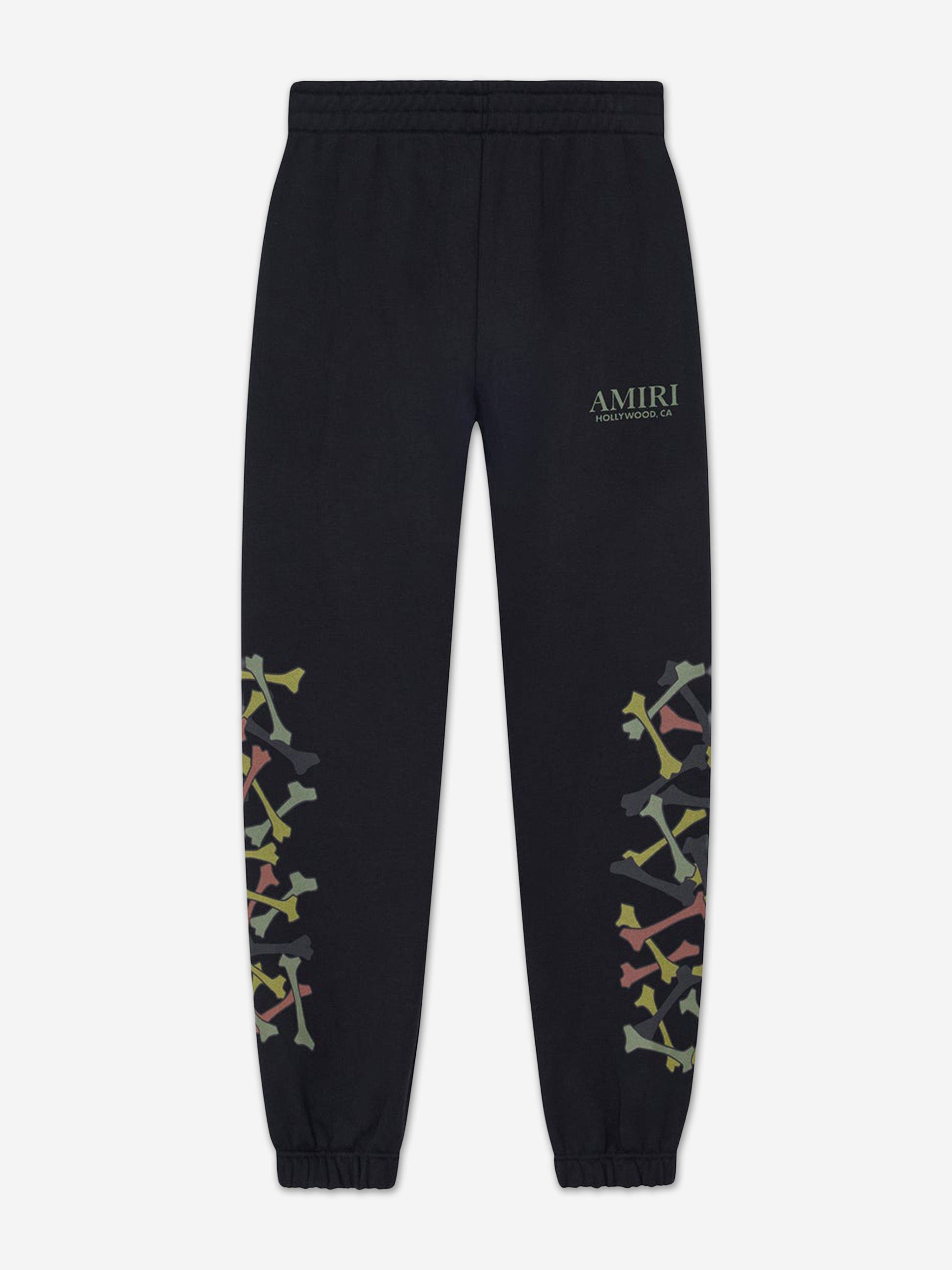 Amiri Kids Bones Joggers in Black - Black / 4 Yrs (4 Yrs)
