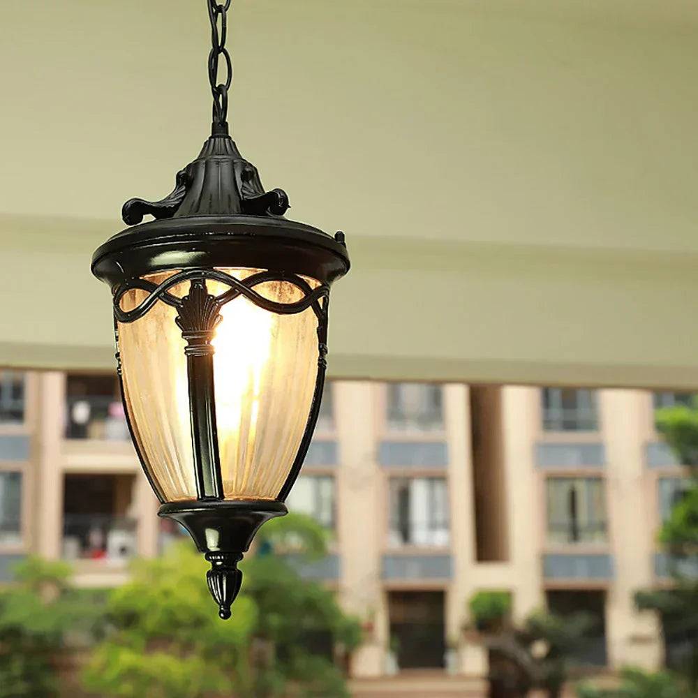 RusticGlow Taklampa - Retro Elegant Hänglampa för Varm Atmosfär