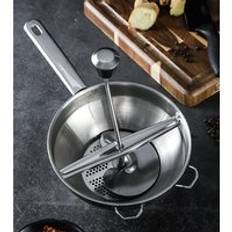 Potatis pumpa masher rostfritt stål vegetabiliska frukter puré pressverktyg kvarn mat mashing kökstillbehör - B