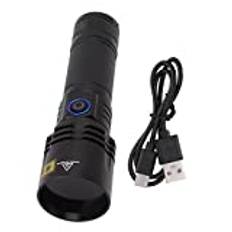 Black Light Ficklampa, UV Ficklampa Uppladdningsbar 365nm Black Light Torch Blacklight 20W Ultraviolett USB-laddning för NDT, Handhållna Ficklampor