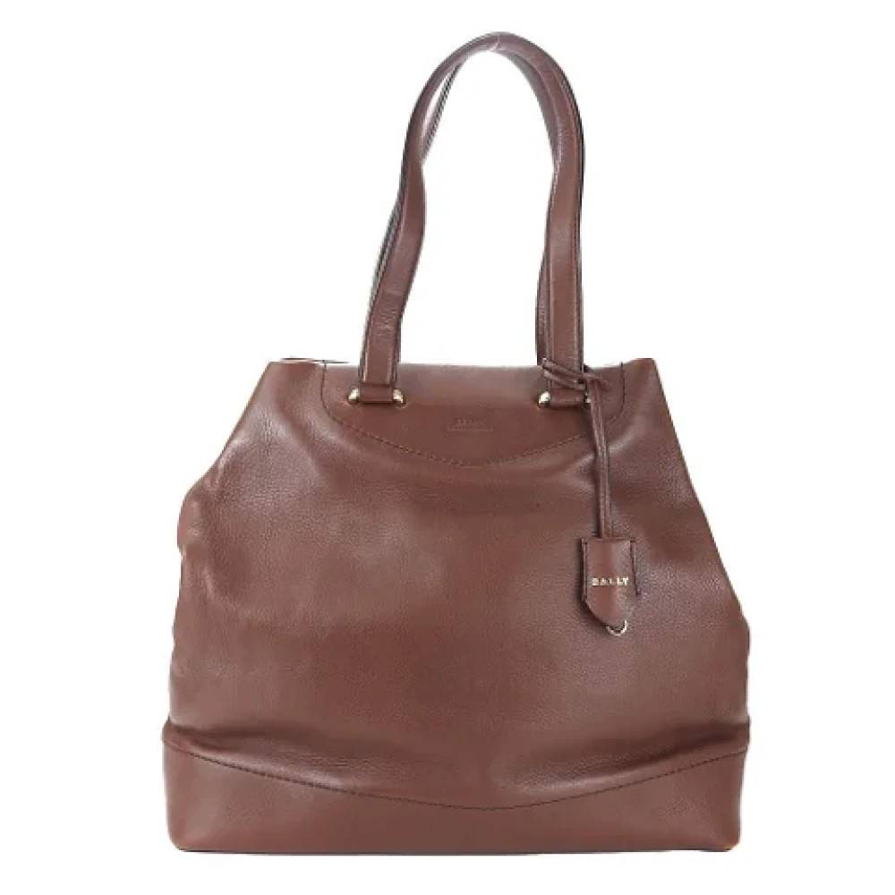 Bally Pre-owned Pre-owned Stof totes - Vintage - Dame - Brun - ONE SIZE - Tyl