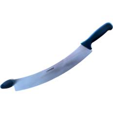 Ostkniv svängd 2 handtag 39 cm, svart