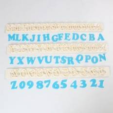Utstickare - Bokstäver A-Z, Siffror 0-9 - Versaler
