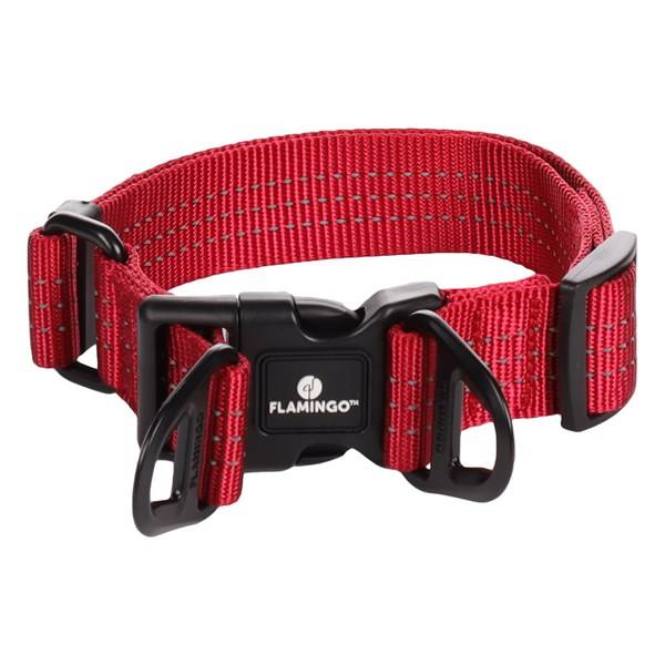Halsband Zorba röd M 40-55cm 32mm