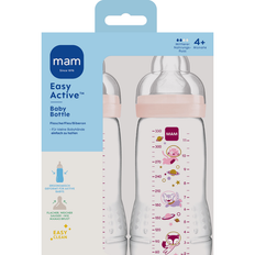 MAM Easy Active? Baby Bottle sæt med 2 stk., 330 ml, rosa