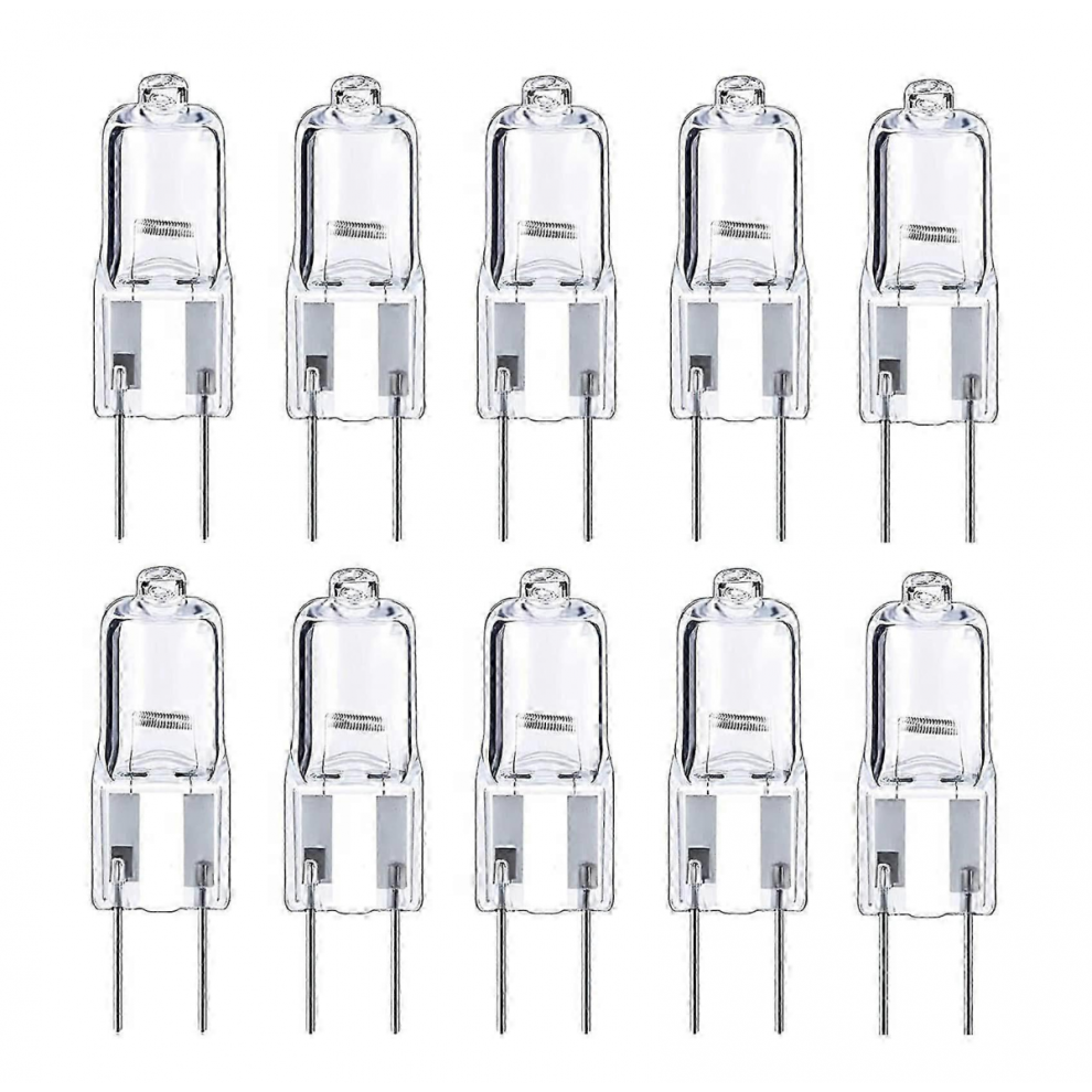 10x G6.35 Halogenpære 20W Dæmpbar 12V GY6.35 Varm Hvid 2700K Halostar_Lucky_B