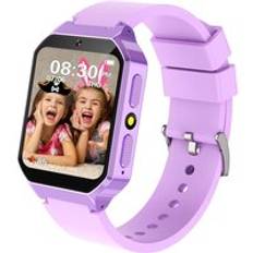 The New 2023 2024 500Mah Big Smart Battery 26 Games Smartwatch Children Smart Watch For Kids Boys Girls In Pink Colour