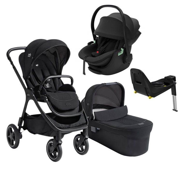Joie Finiti duovagn + Thule Maple babyskydd + isofixbas