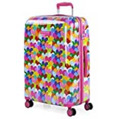 AGATHA RUIZ DE LA PRADA - Medium resväska - hård resväska. Rullväska. Flygplansväska - slitstarkt resväska av polykarbonat - ultralätt resväska med kombinationslås 131160, fuchsia, Valise 67cm
