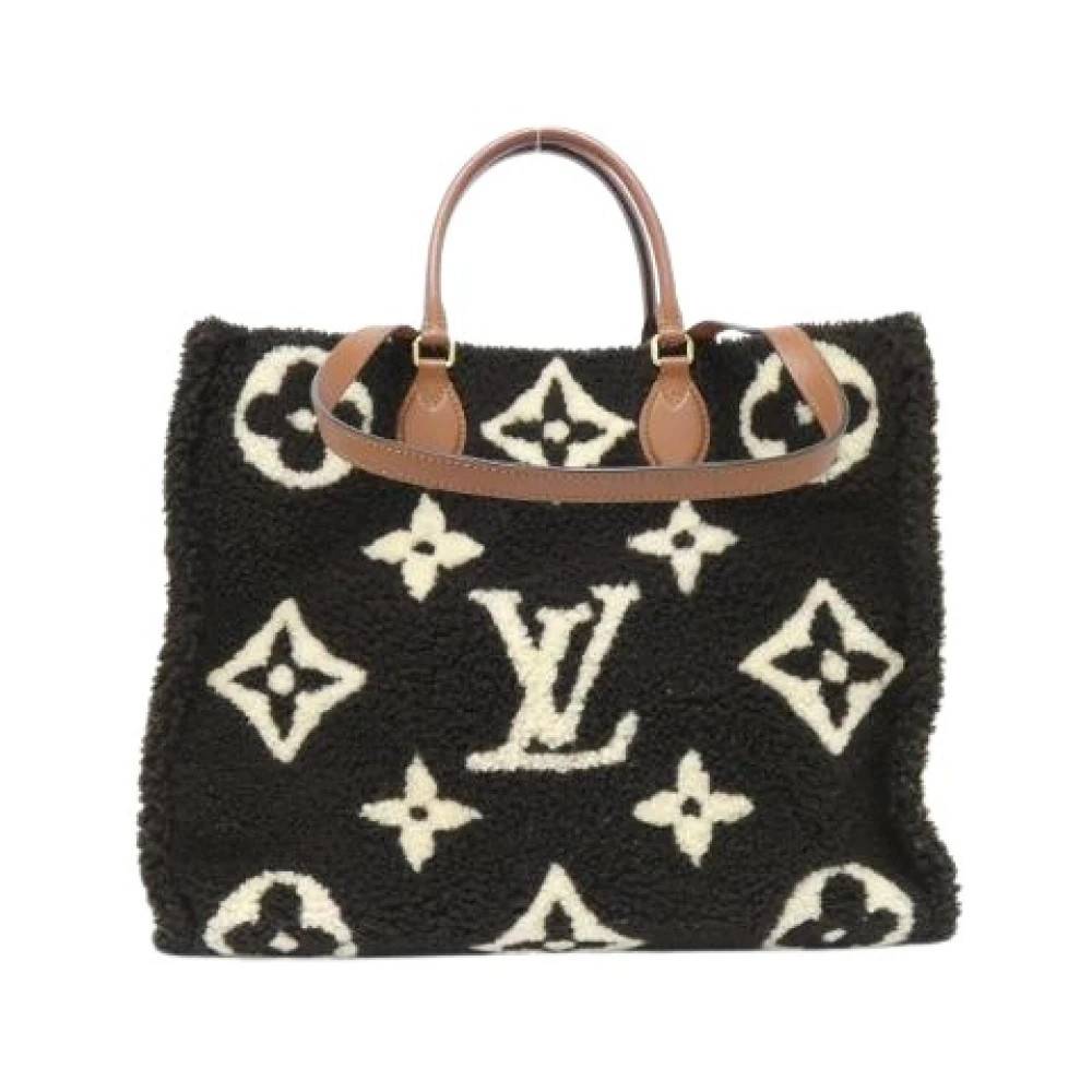 Louis Vuitton Vintage Pre-owned OnTheGo Monogram Teddy Taske - Vintage - Dame - Flerfarvet - ONE SIZE - Uld