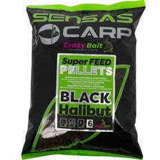 Sensas Carp Super Feed Pellets - Black Halibut / 6mm