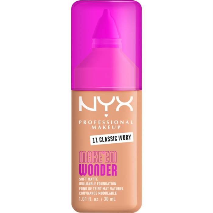 NYX Professional Makeup Make Em Wonder Foundation 11 Classic Ivory 30 ml