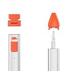 för Logitech Crayon Stylus penna spetsskydd skydd för Logitech Crayon Touch Pen penna penna spets (orange spetsskydd)