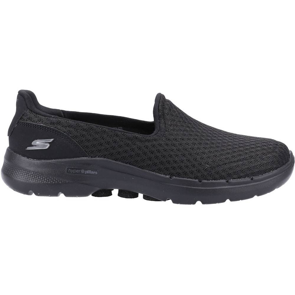 Skechers Go Walk 6 Polyestersneakers För Kvinnor I Svart