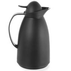 Termokande med glasindsats til kaffe og te, sort kapacitet. 1L - Hendi 449608