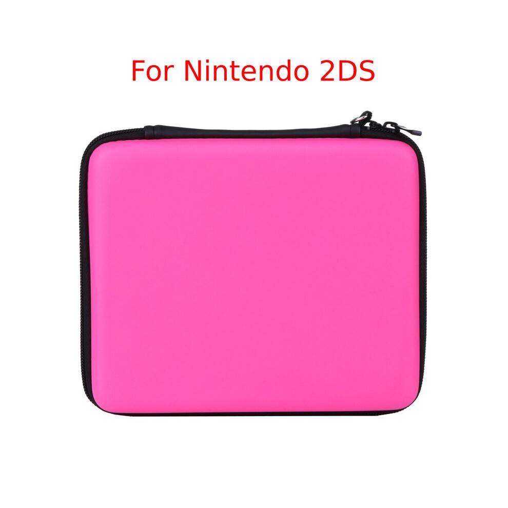 (Rosa B)EVA Skin Carry Hard Case Väska Fodral för Nintendo 3DS XL LL/Switch/2DS med rem Funktioner hållbara