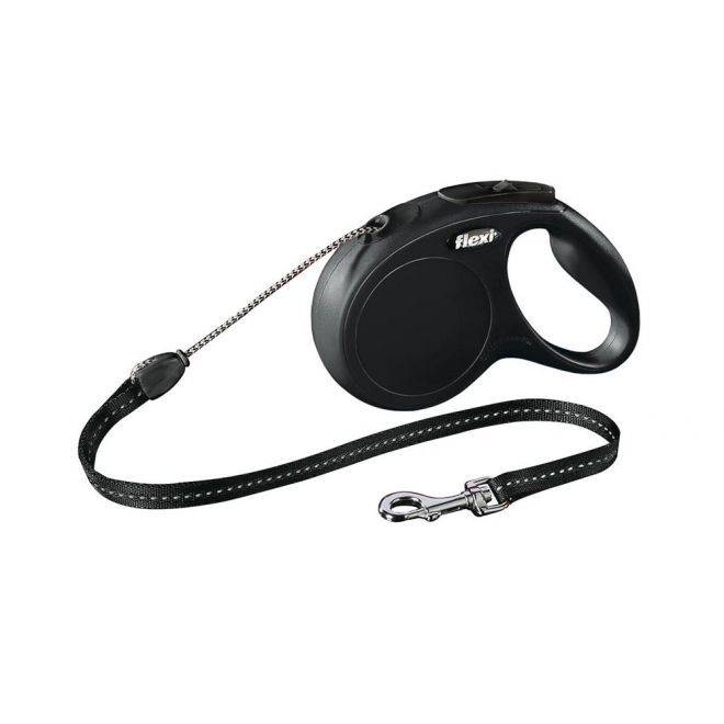Flexi New Classic M Cord 5m/20kg (R&ouml;d)