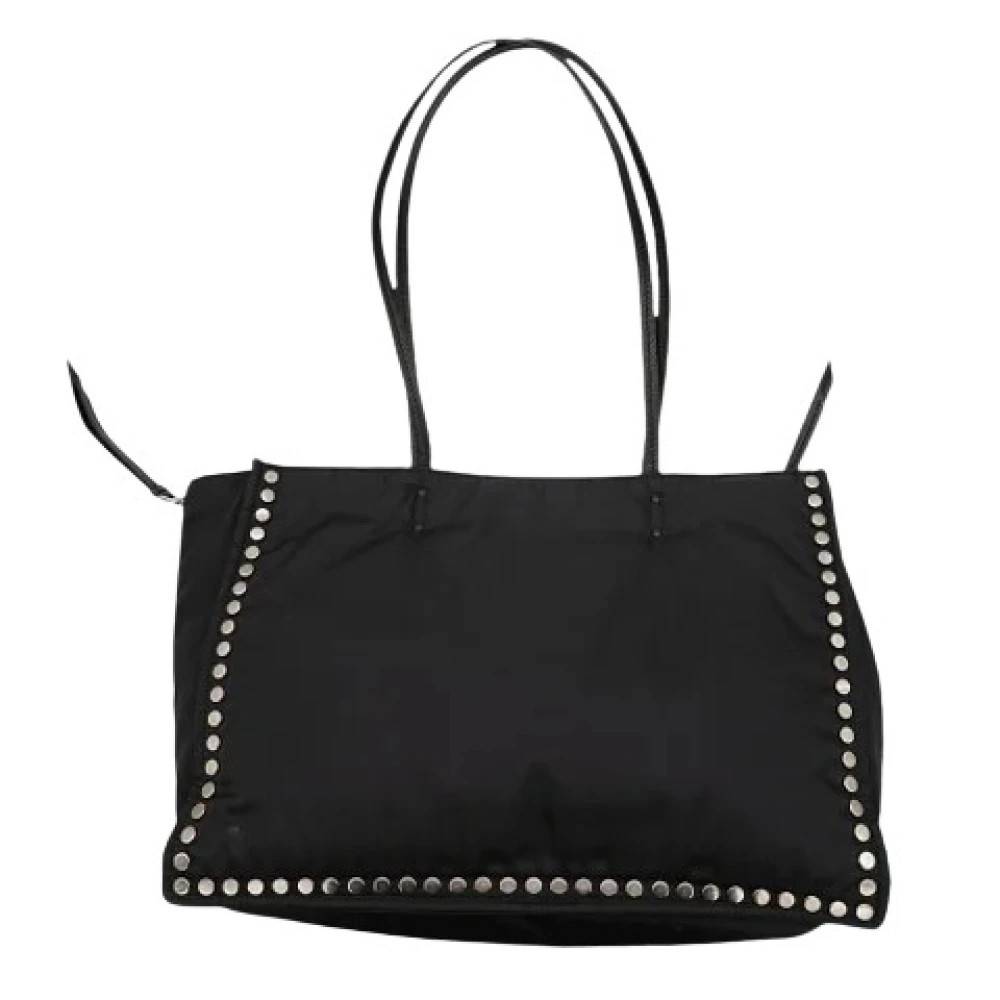 Prada Vintage Pre-owned Re-Nylon Tote Bag - Vintage - Dame - Sort - ONE SIZE - Nylon