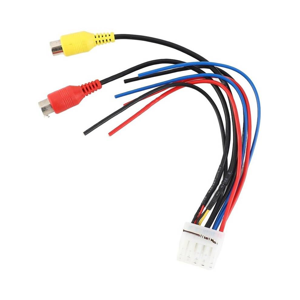 10 Pin Plug Car Stereo Amplifier Power Harness Sub-Woofer RCA Adapter for Dual TBX10A Amplifier