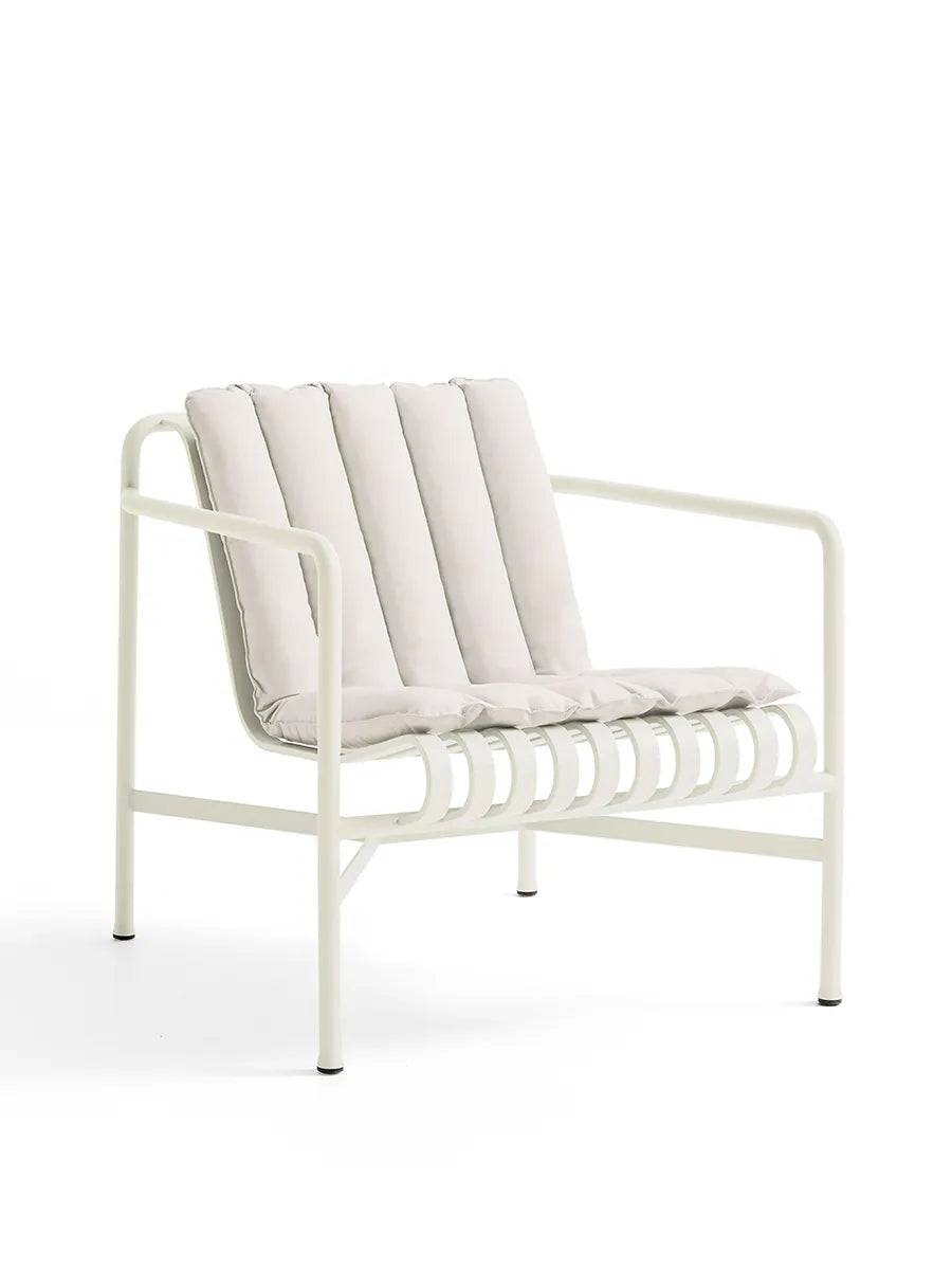 Soft Quilted Cushion til Palissade Lounge Chair Low fra Hay Creme white - Jacobsen Plus