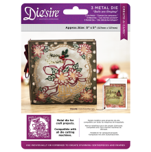 Crafters Companion Diesire 5x5 Create a Card - Bells are Ringing UT...