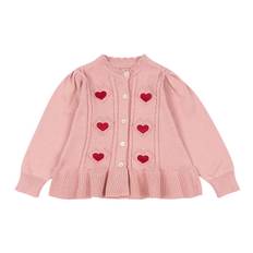 Konges Sløjd Cardigan - Stickad - Soleil - Silver Rosa - Konges Sløjd - 9-10 år (134-140) - Cardigan