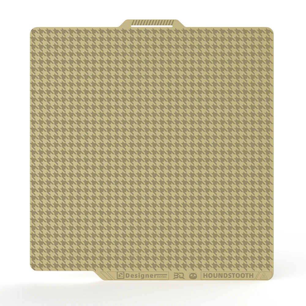 BIQU - Panda Buildplate - Honeycomb and Houndstooth Patterns - X1 Series/P1 Series/A1/P2S - 258x275mm