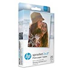 HP W4Z13A Sprocket ZINK 5 x 7,6 cm Fotopapper, 20 ark