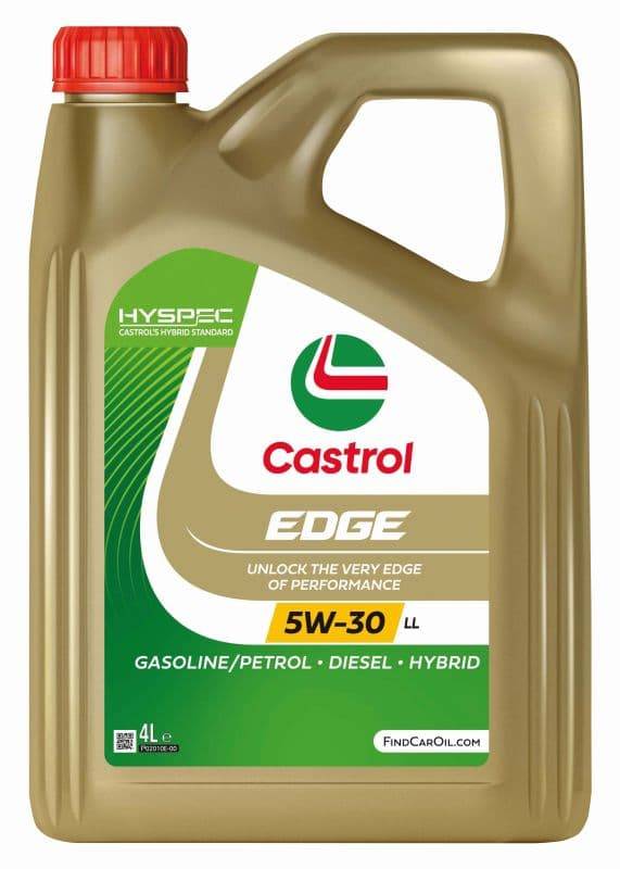 Castrol olie 5W30 4L edge LL titanium / C3 / LL04 / 229,31 229,51 / 504,00 507,00 / Porsche C30 / 505,00 505,01