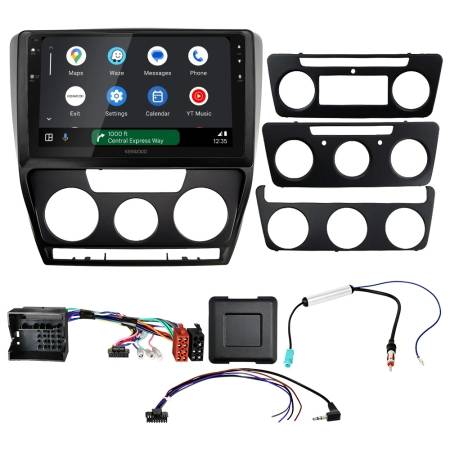 Kenwood DMX80AXS bilstereopaket till Skoda Octavia 1Z 2004-2013