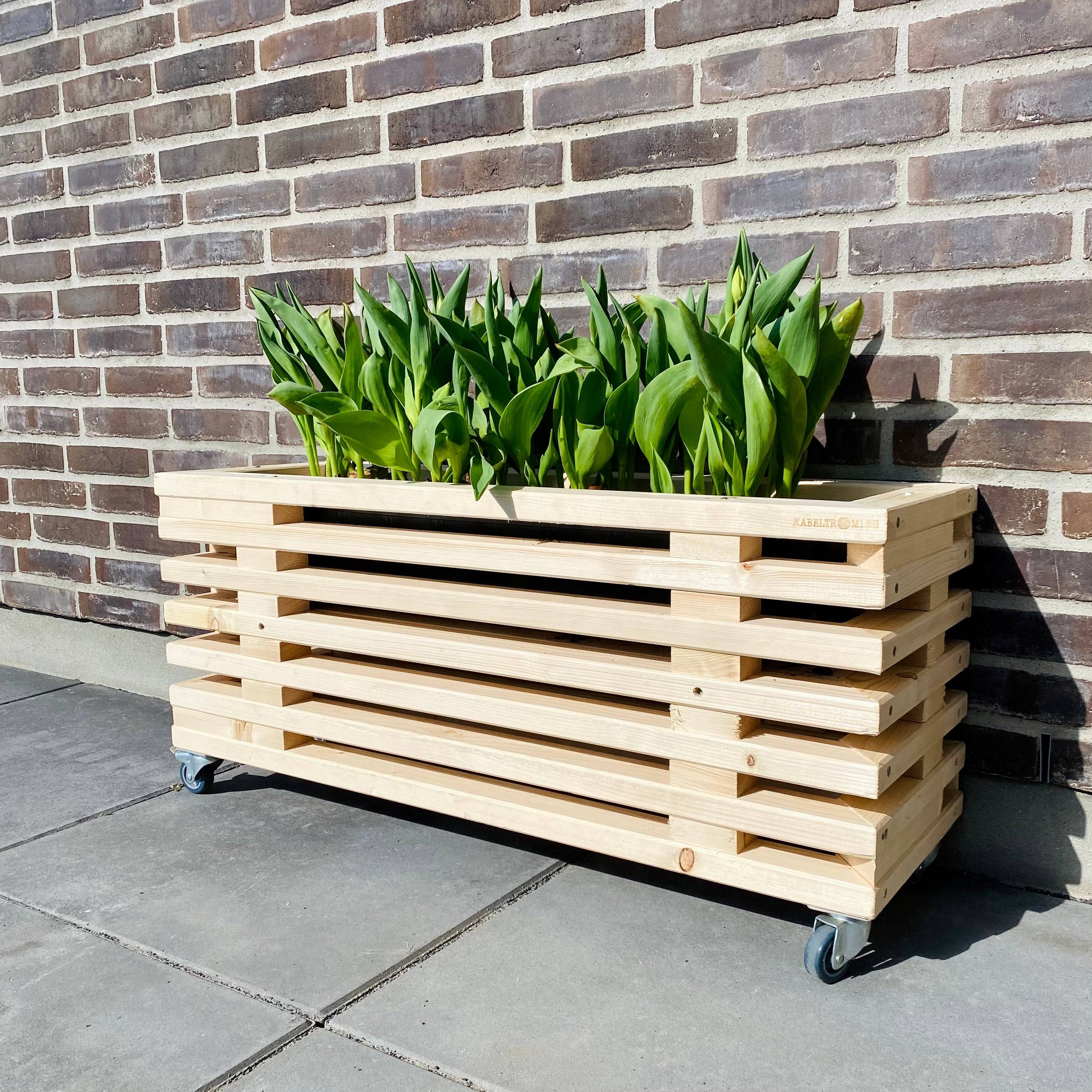 Blomsterkasse af Traller | Nye Traller | 65 cm (11 Lægter) / 170 cm.