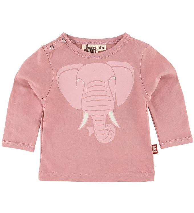 DJUR Tröja - Critter - Rose Glow m. Elefant - DYR - 0 mån - Tröja