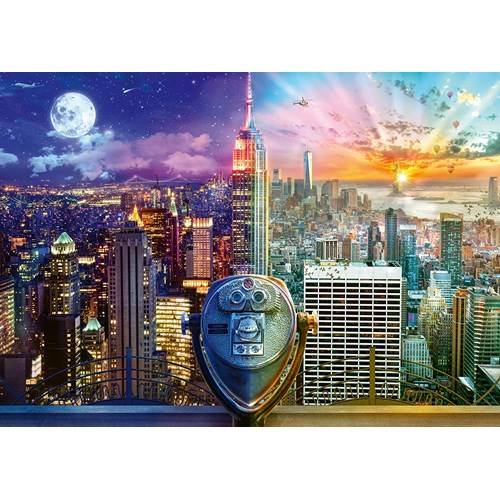 1000 bitar - Lars Stewart, Night and day, New York