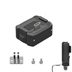 EUGOOCX Typ-C laddningsbasadapter med 1/4 skruv kameramontering för DJI Osmo Pocket 3 actionkamera monteringstillbehör