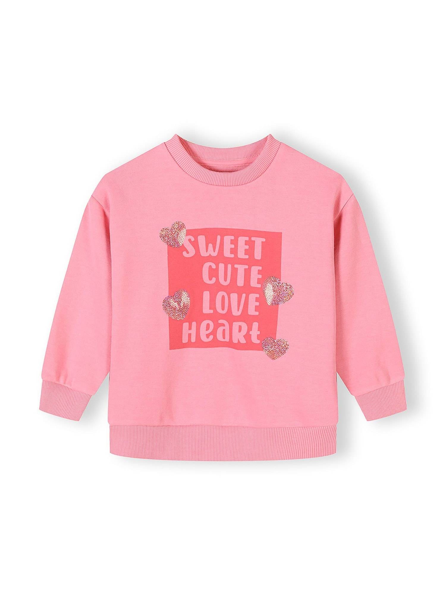 MINOTI Sweatshirt  gammelrosa / lys pink