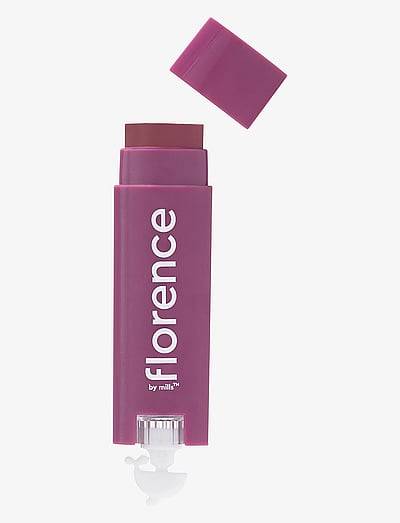 Florence By Mills Oh Whale! Lip Balm - Hudvård - PLUM AND AÇAI (BERRY) / pink/rose