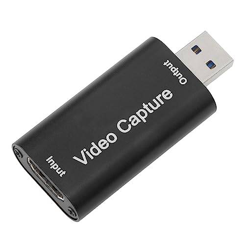 HDMI Video Capture Card, 4K HDMI Till USB Video Audio Converter, 1080P Cam Link Card Game Capture Card Adapter Skärminspelningsenhet för Streaming, Spel, Videokonferens