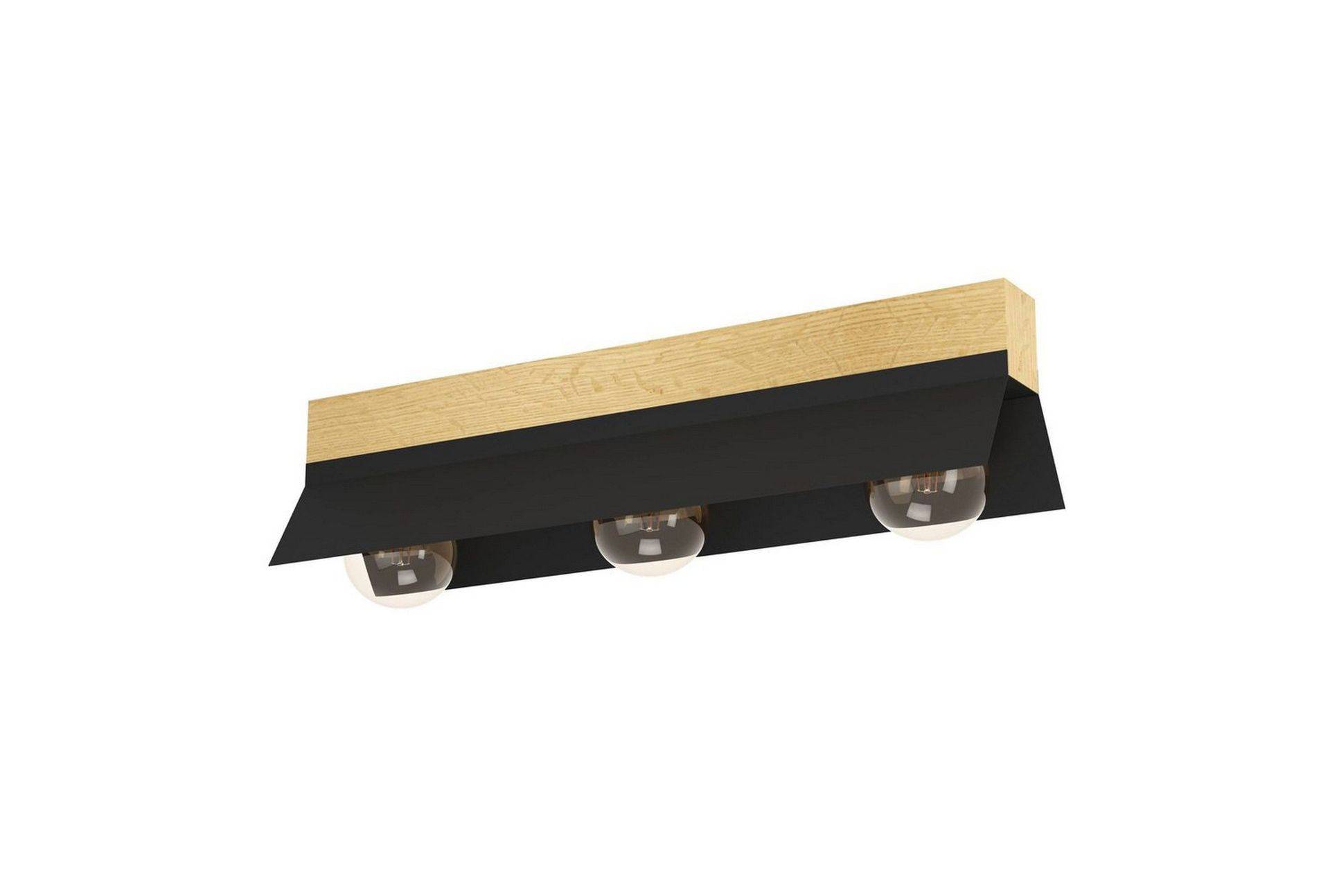 Eglo Taklampa Eglo Tarrafo - Svart/Brun Plafond
