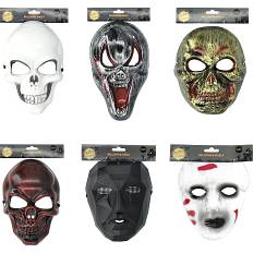 Halloween maske - flere varianter - assorteret