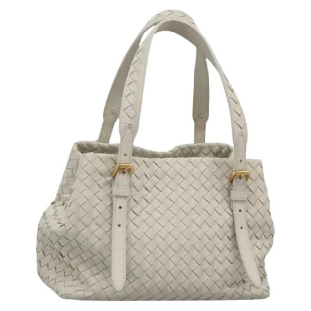 Bottega Veneta Vintage Pre-owned Vintage Håndtaske - Vintage - Dame - Hvid - ONE SIZE - Uld