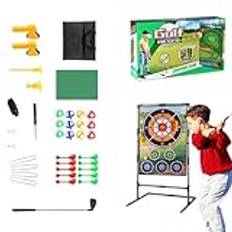 Sticky Golf Mat Game - Pp Golf Chipping Game, 2 i 1 Dart Practice Mat | Bärbar design golftillbehör Chipping Game Matt Set, dubbelsidig golfdarttavla för barn och vuxna, 25x37,6 tum