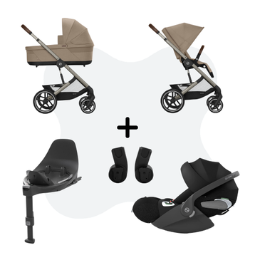 Cybex Balios S Lux 2025 Travelsystem 4in1 Almond Beige Cloud T